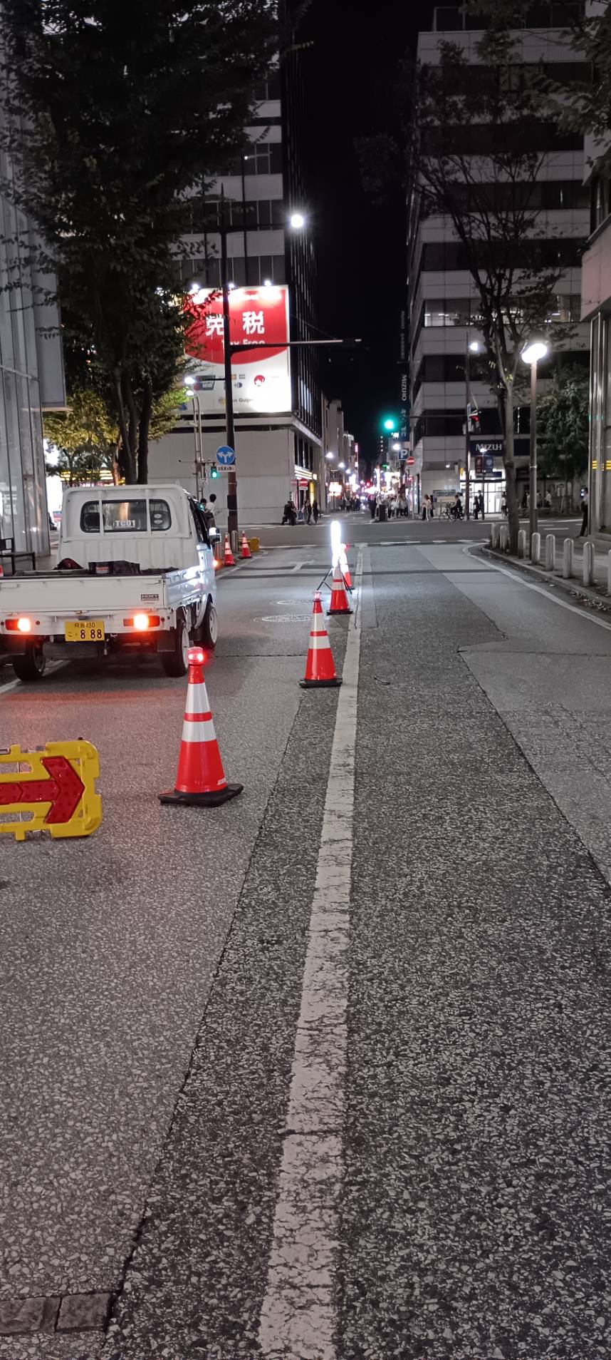 岡山駅前の道路における規制状況